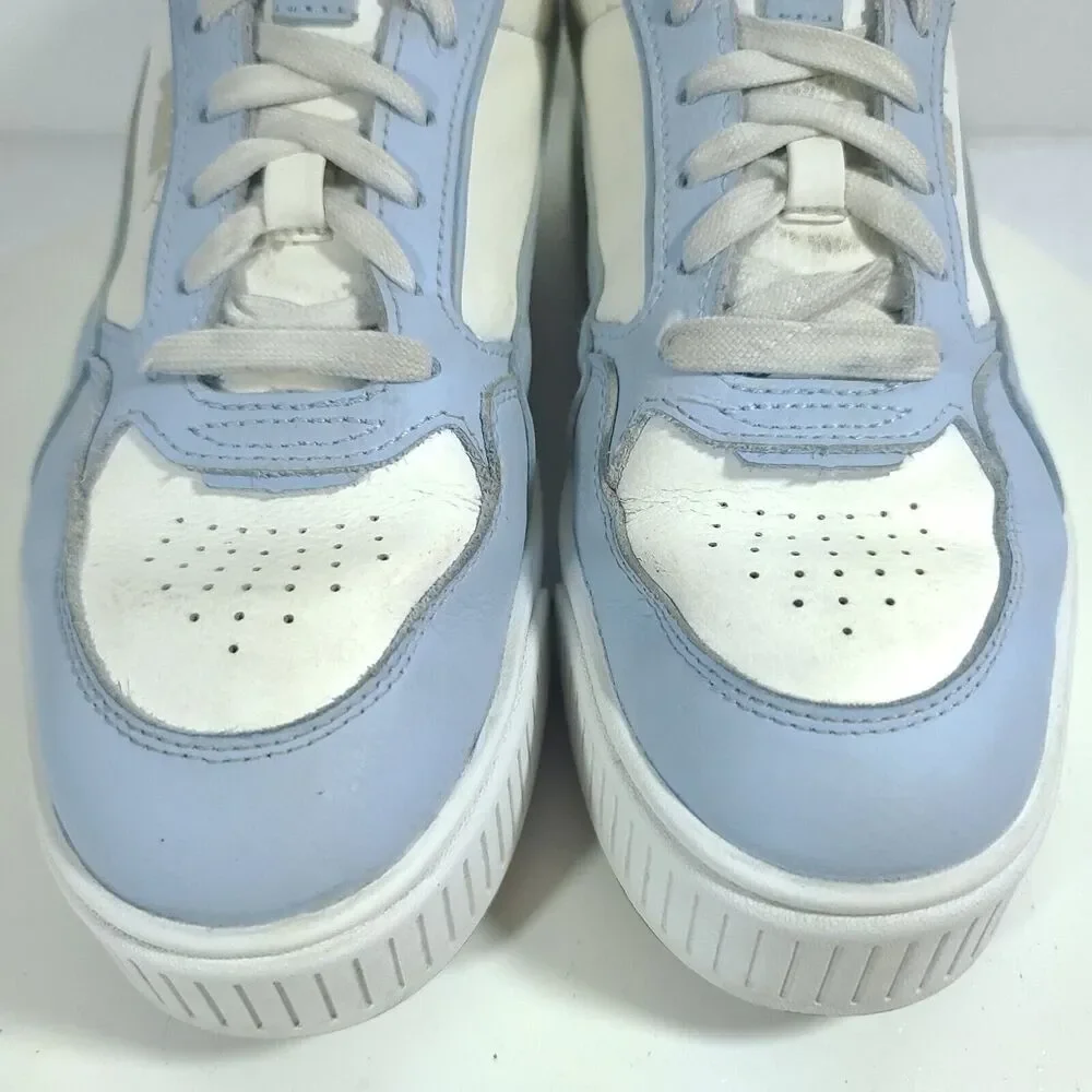 Puma Karmen Rebelle Platform Court Sneaker Blue Sz 9.5 Pristine-Lucite-Granola